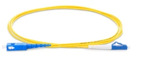 Simplex Patch Cord, Singlemode G652.D, SC/UPC-LC/UPC, Yellow